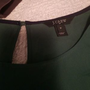 J. Crew Green Blouse